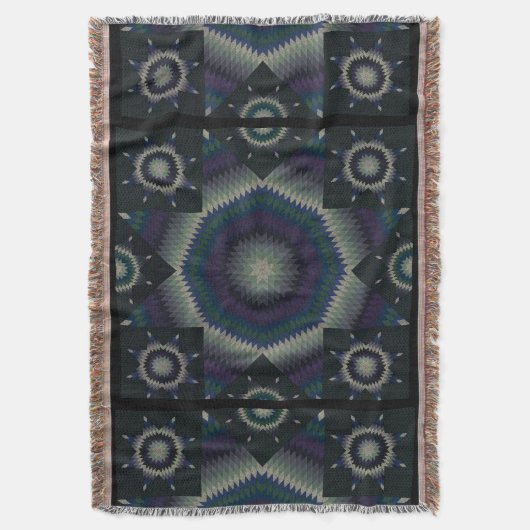 Star of Bethlehem Quilt midnight Decke (Vorderseite Vertikal)