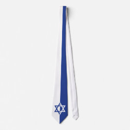 Star of David Bar Mitzvah blue, white Krawatte