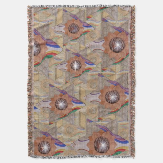 'Star of David' in Leder und Wildleder Decke (Vorderseite Vertikal)