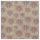 'Star of David' in Leder und Wildleder Stoff (Muster)