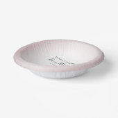 Star of David Simple Pretty Blush Pink Bat Mitzvah Pappteller (Gewinkelt)