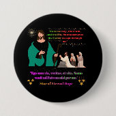 Star of Eternal Hope black Button (Vorderseite)