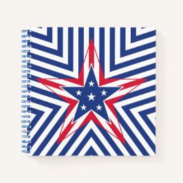 Star of Freedom (Stripe) Notizblock