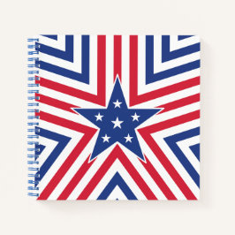 Star of Freedom (Stripe) Notizblock
