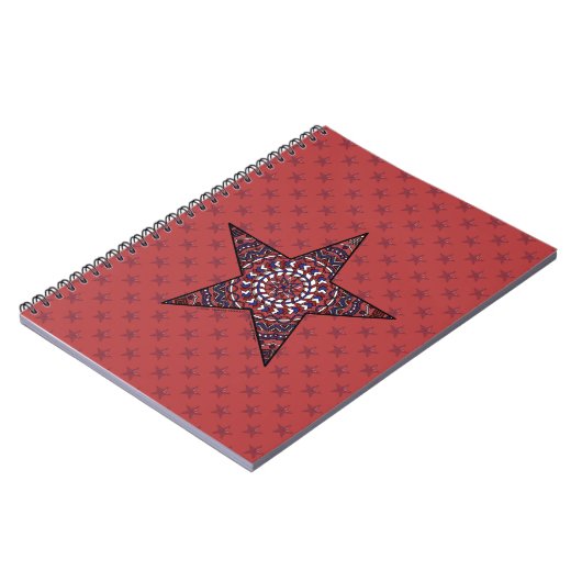 Star of Independence Notebook Notizblock (Linke Seite)
