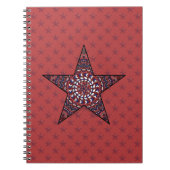 Star of Independence Notebook Notizblock (Vorderseite)