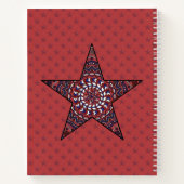 Star of Independence Spiral Notebook Notizbuch (Rückseite)