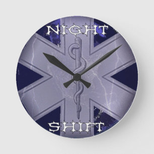 Star of Life Clock Runde Wanduhr