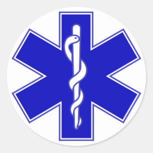 Star of Life EMS Aufkleber