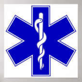 Star of Life EMS Poster (Vorne)