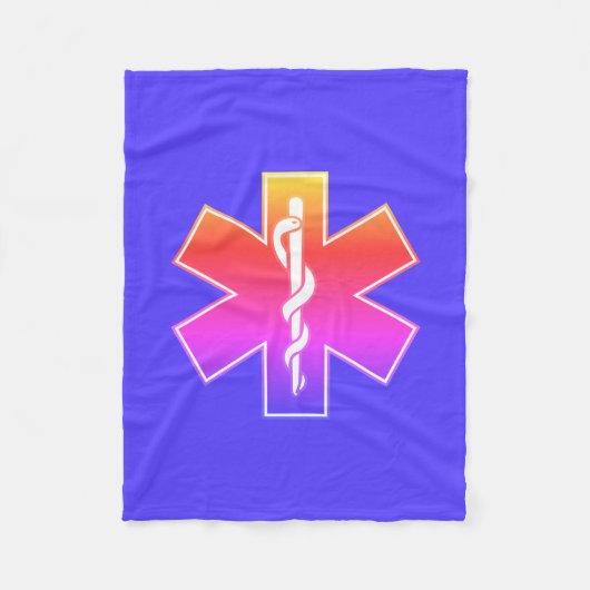 Star of Life (EMT) Ipanema Fleecedecke (Vorderseite)