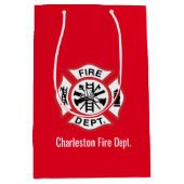 Star of Life, EMT Logo Symbol Mittlere Geschenktüte (Vorderseite)