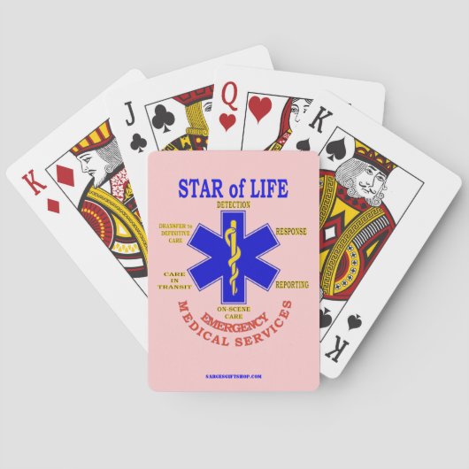 STAR OF LIFE SPIELKARTEN (Rückseite)