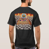 Star of Remphan - Pyramid Upside Down Anti NWO T-Shirt (Rückseite)