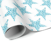 Star of Stars Wrapping Paper Geschenkpapier (Rolleneckpunkt)