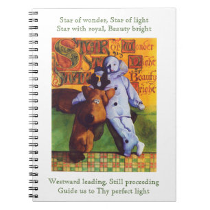 STAR OF WONDER 6.5x8.75 Spiral Notebook Notizblock