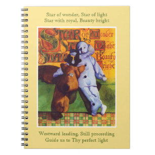 STAR of WONDER Spiral Notebook - Gold Notizblock