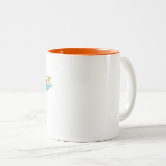 Star Orange Tasse (VorderseiteRechts)