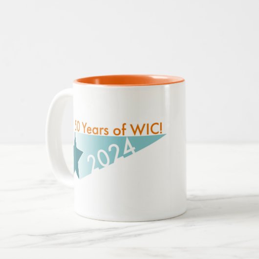 Star Orange Tasse (Vorderseite Links)