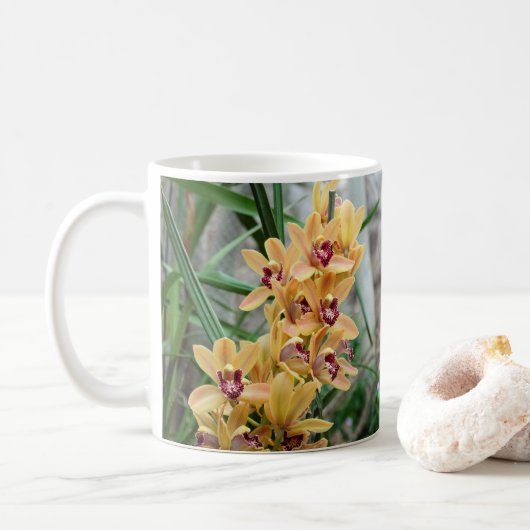 Star Orchids Kaffeetasse (Mit Donut)