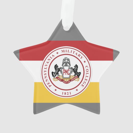 * Star-Ornament mit PMC-Logo Ornament (Rückseite)