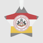 * Star-Ornament mit PMC-Logo Ornament (Vorderseite)