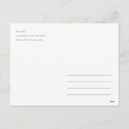 Star Ornament Pine Branch Fauna Frohe Weihnachten (Rückseite)