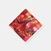 Star Ornament Weihnachten Serviette (Ecke)