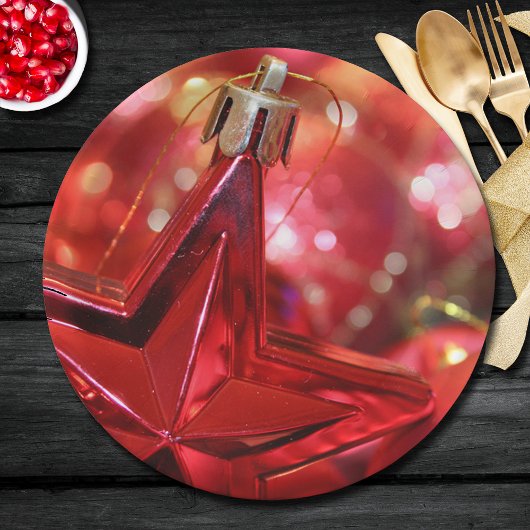 Star Ornament Weihnachtsfeiertag Pappteller