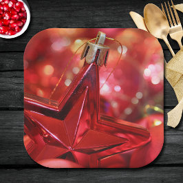 Star Ornament Weihnachtsfeiertag Pappteller