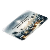 Star Over Stillness Weihnachten Magnet (Linke Seite)