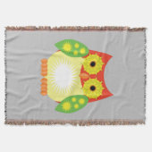 Star Owl - Rot-Gelb-Grün Decke (Vorderseite)