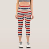 Star Patriotic Capri Leggings (Vorderseite)