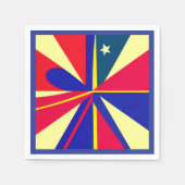 Star Patriotic Napkin Serviette (Vorderseite)