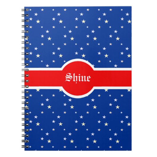 Star Pattern Notizblock (Vorderseite)