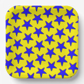 Star Pattern Pappteller (Vorderseite)