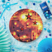 Star Pattern Pappteller (Party)