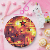Star Pattern Pappteller (Party)