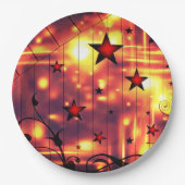 Star Pattern Pappteller (Vorderseite)