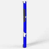 Star Pattern Rot Weiß und Blau Samsung Galaxy Hülle (Rechte Seite)