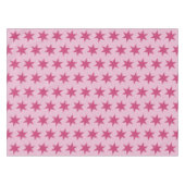 Star Pattern Trending Colors Lilac Pink Maroon Tischdecke (Vorderseite (Horizontal))