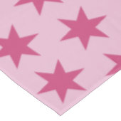 Star Pattern Trending Colors Lilac Pink Maroon Tischdecke (Schrägansicht)