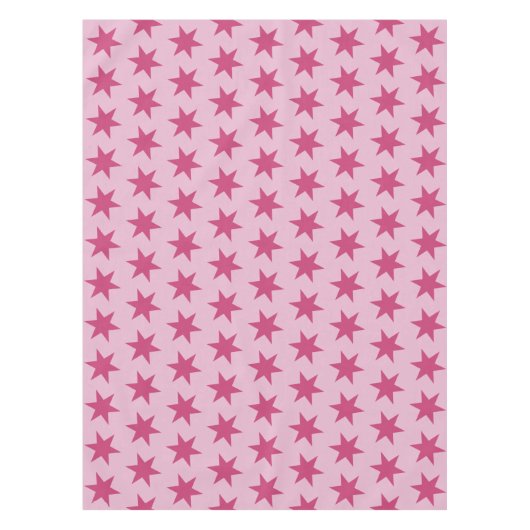 Star Pattern Trending Colors Lilac Pink Maroon Tischdecke (Vorderseite)