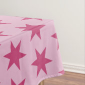 Star Pattern Trending Colors Lilac Pink Maroon Tischdecke (Beispiel)