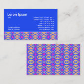 Star Pattern Visitenkarte (Vorne/Hinten)