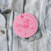 Star Performance Ballerina Rosa Kontur Award Button (Beispiel)