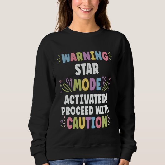 STAR Personalisierter Name Funny Niedlich Custom S Sweatshirt (Vorderseite)