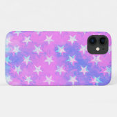 Star Pink Blue Art Phone Case (Rückseite (Horizontal))