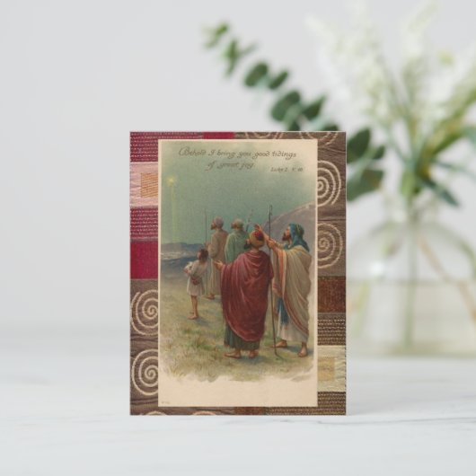 Star Postkarte (Stehend Vorderseite)