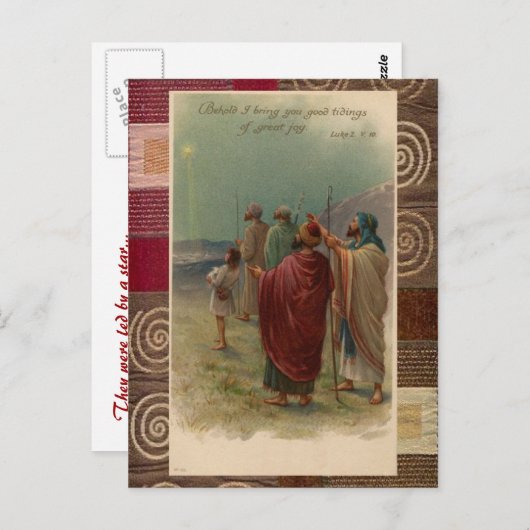 Star Postkarte (Vorne/Hinten)